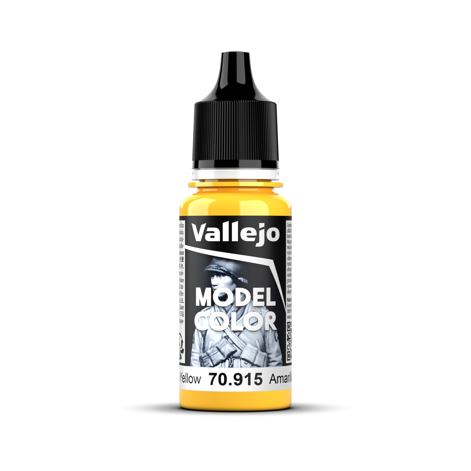 VALLEJO Model Colour #026 - Deep Yellow - 18 ml Matt Acrylic Paint