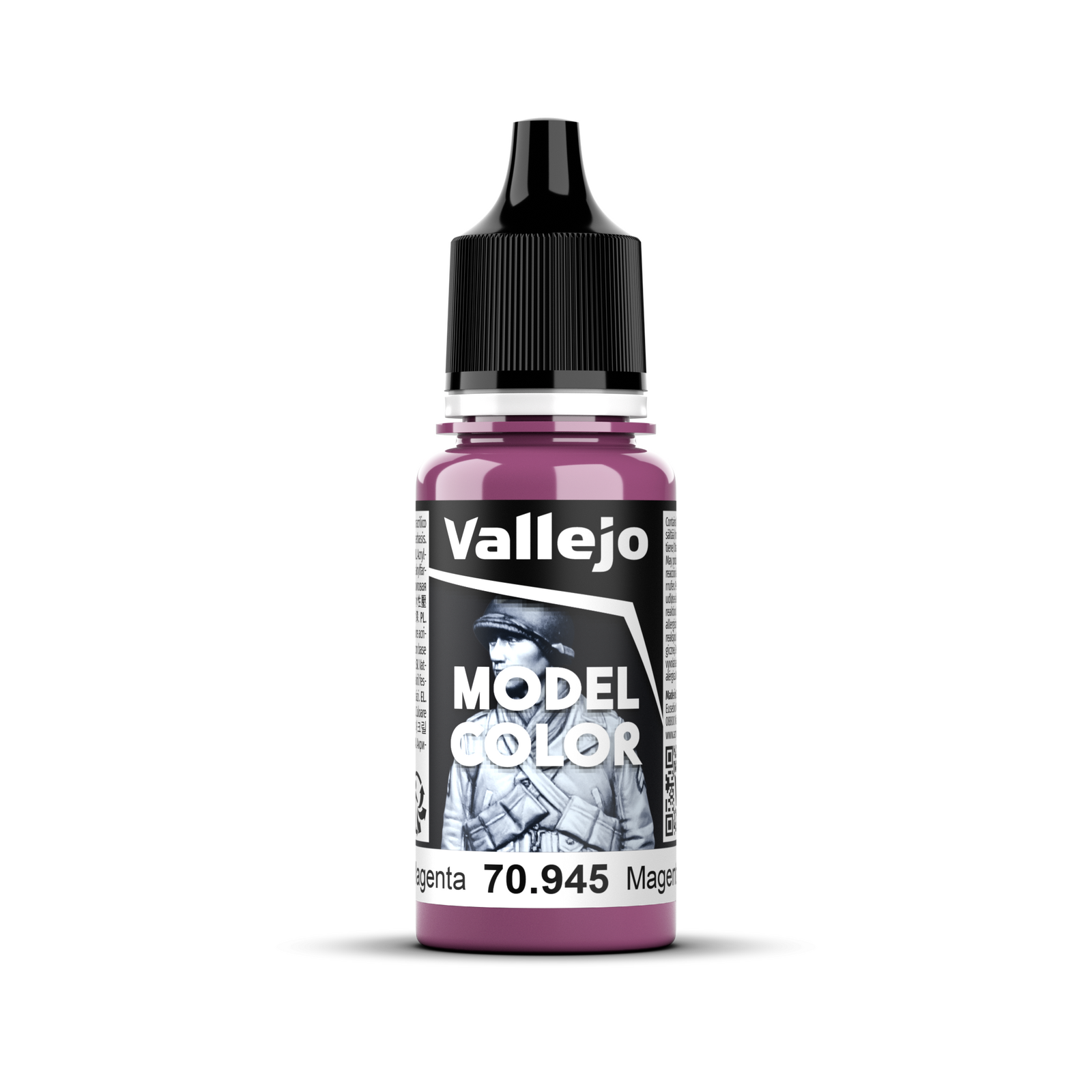 VALLEJO Model Colour #044 - Magenta - 18 ml Matt Acrylic Paint