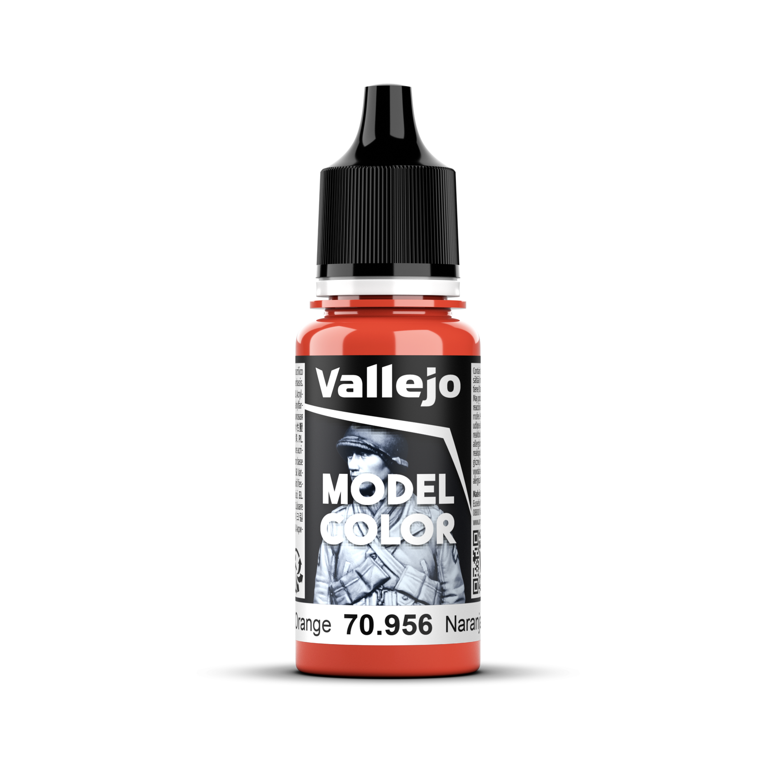 VALLEJO Model Colour #031 - Clear Orange - 18 ml Matt Acrylic Paint