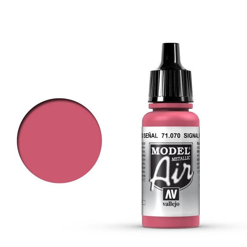 VALLEJO Model Air Signal Red (Metallic) 17ml