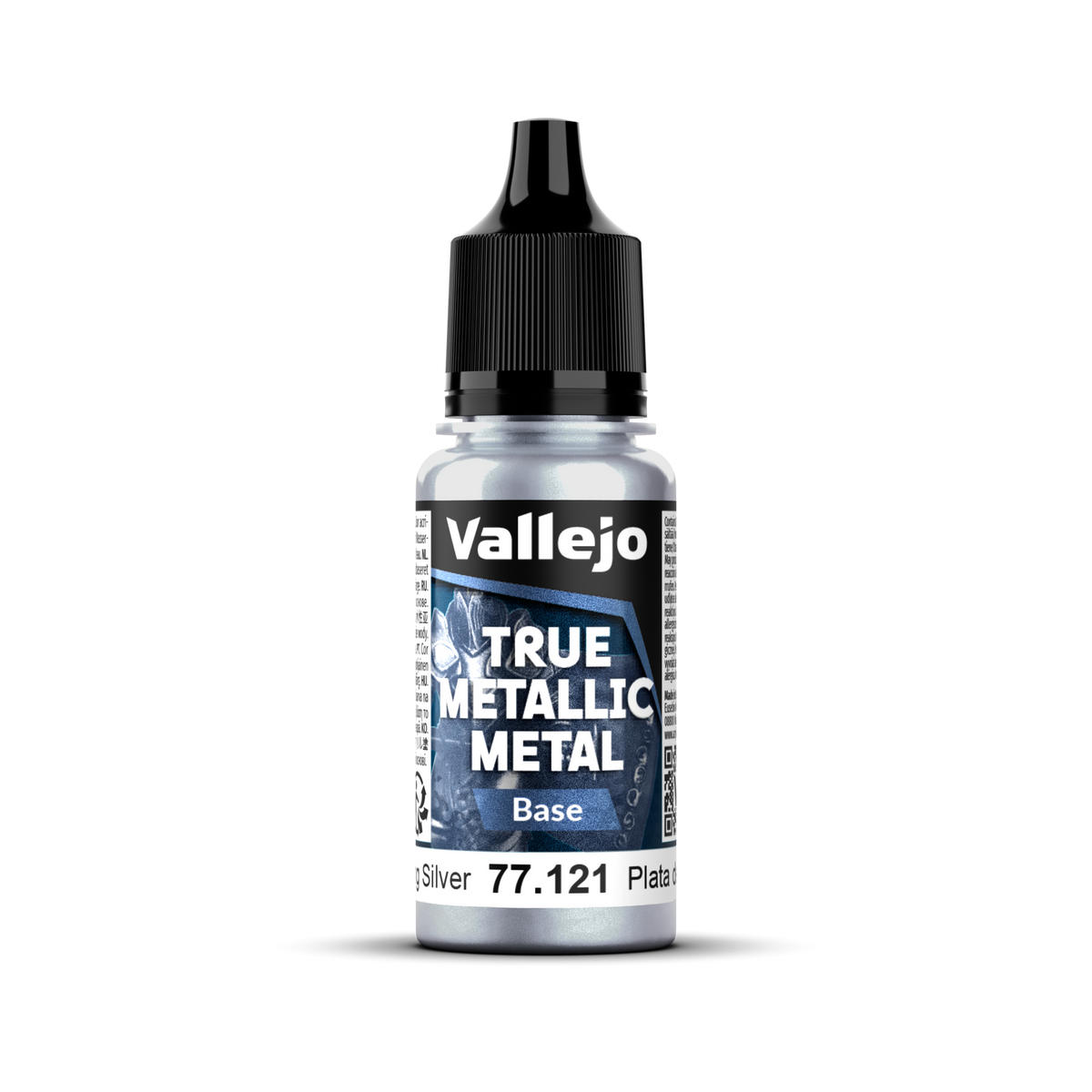VALLEJO True Metallic Metal Base Sterling Silver 18 ml