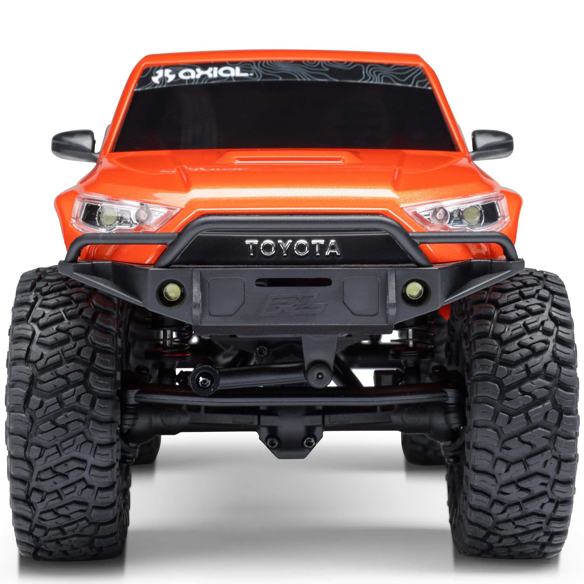 Axial SCX24 2024 Toyota 4Runner 1/24 Crawler RTR, Orange, AXI-2035T1