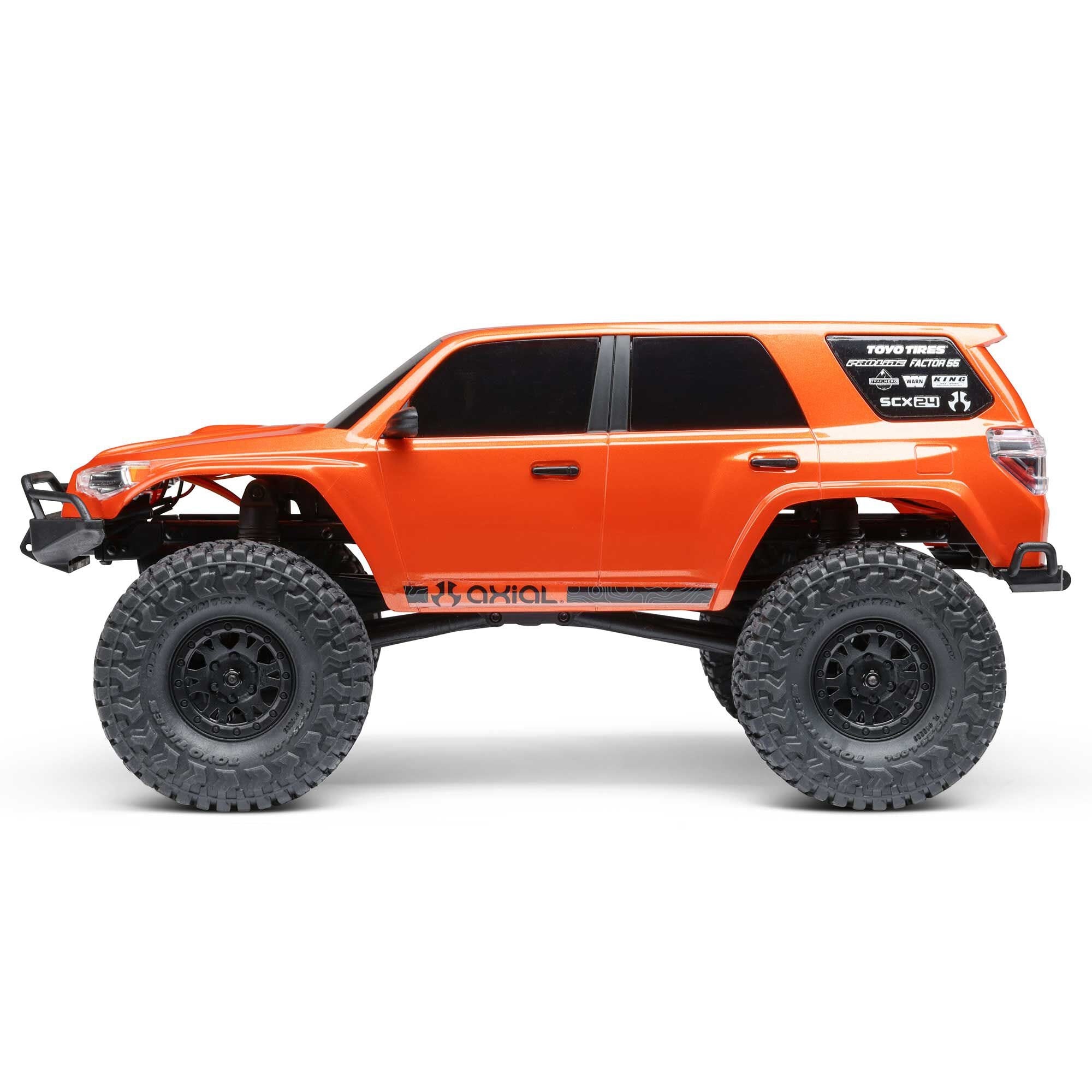 Axial SCX24 2024 Toyota 4Runner 1/24 Crawler RTR, Orange, AXI-2035T1