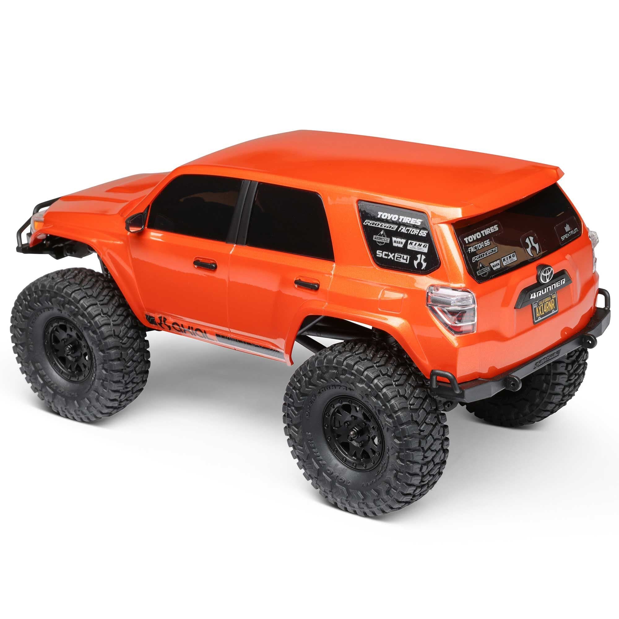 Axial SCX24 2024 Toyota 4Runner 1/24 Crawler RTR, Orange, AXI-2035T1