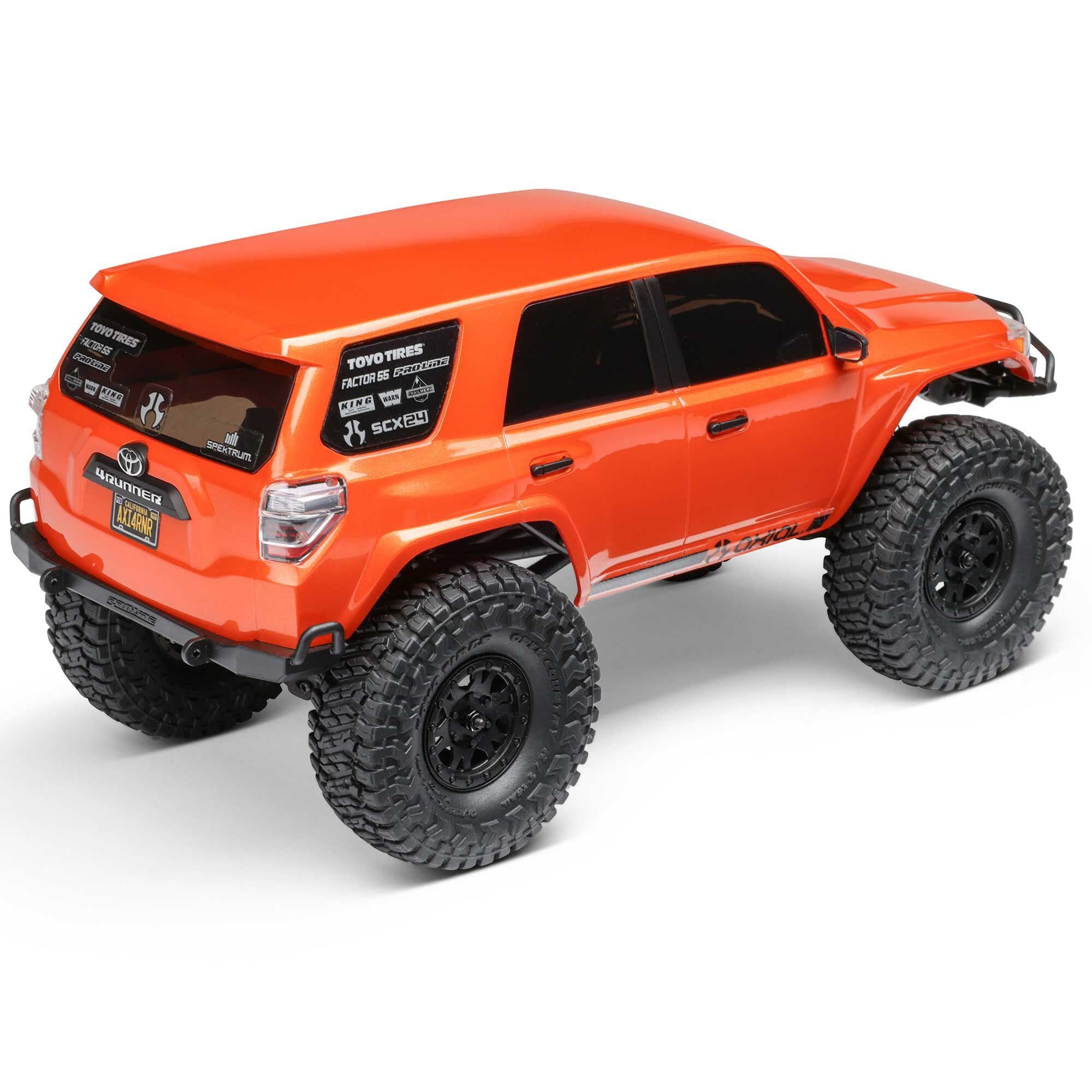 Axial SCX24 2024 Toyota 4Runner 1/24 Crawler RTR, Orange, AXI-2035T1