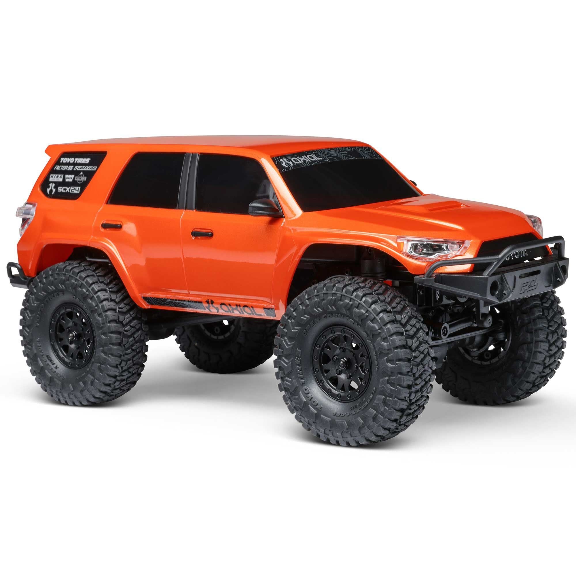 Axial SCX24 2024 Toyota 4Runner 1/24 Crawler RTR, Orange, AXI-2035T1