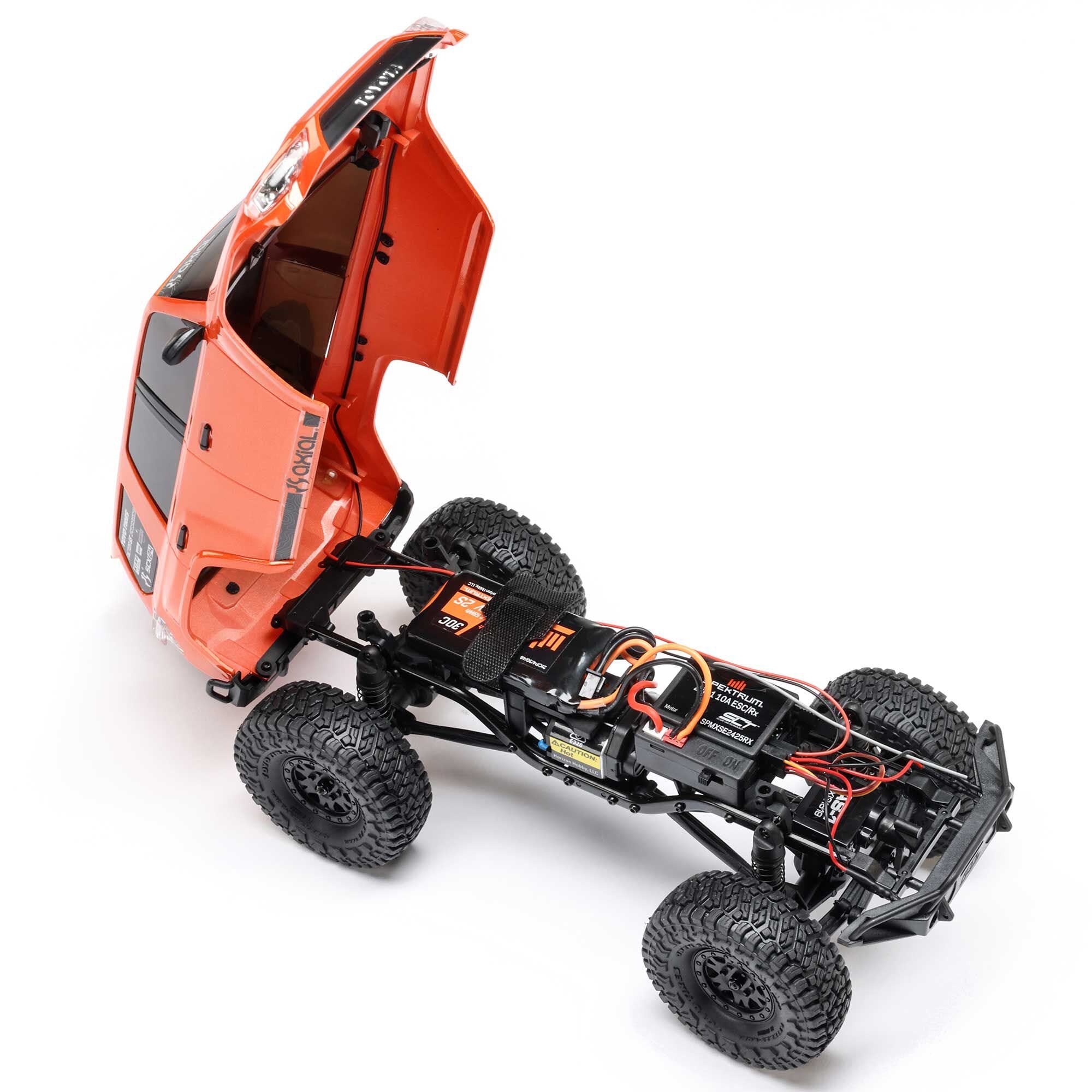 Axial SCX24 2024 Toyota 4Runner 1/24 Crawler RTR, Orange, AXI-2035T1