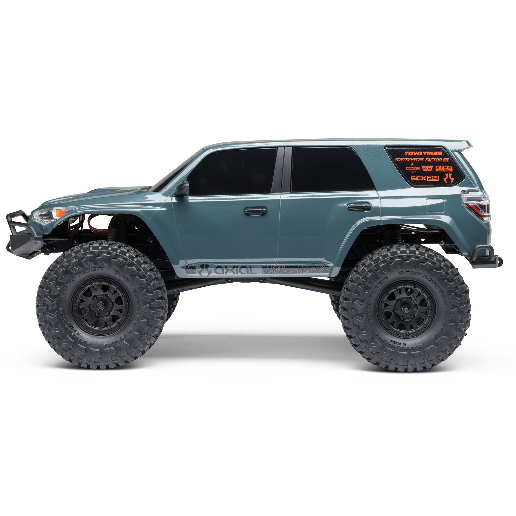Axial SCX24 2024 Toyota 4Runner 1/24 Crawler RTR, Gun Metal Gray, AXI-2035T2