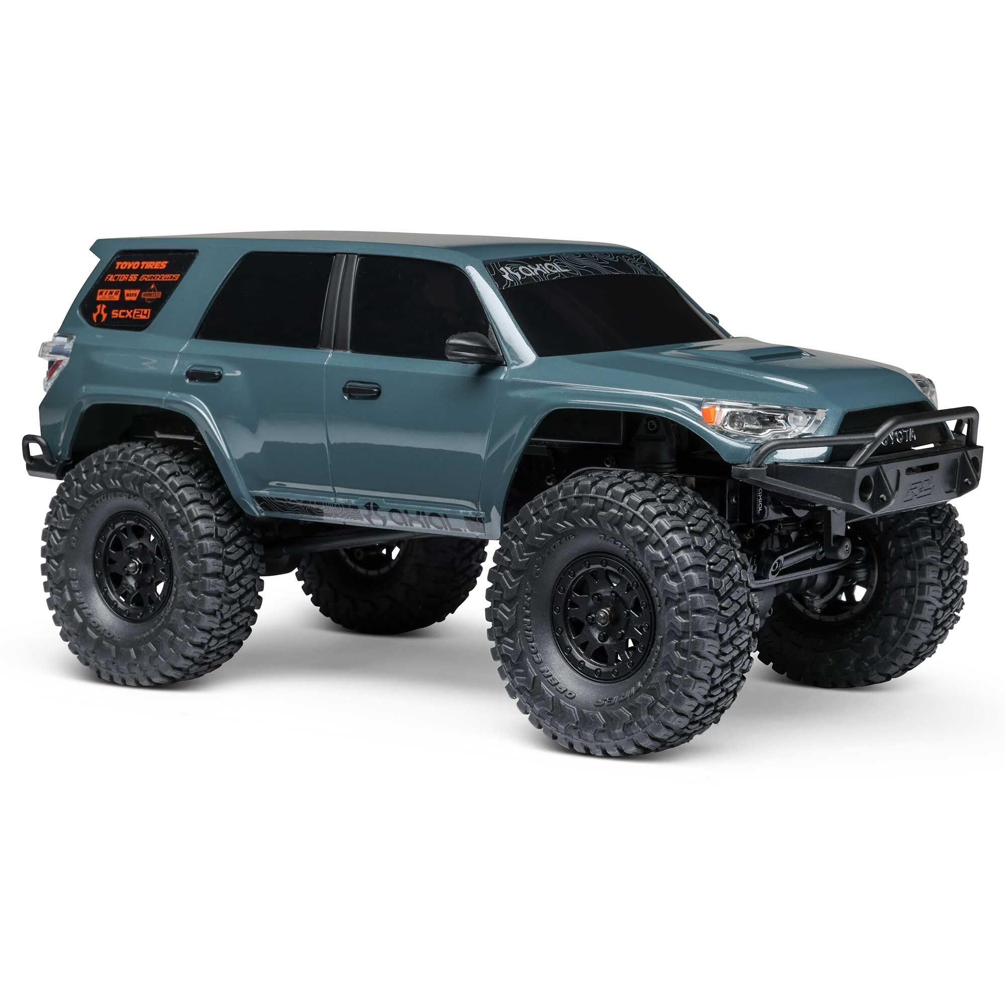 Axial SCX24 2024 Toyota 4Runner 1/24 Crawler RTR, Gun Metal Gray, AXI-2035T2