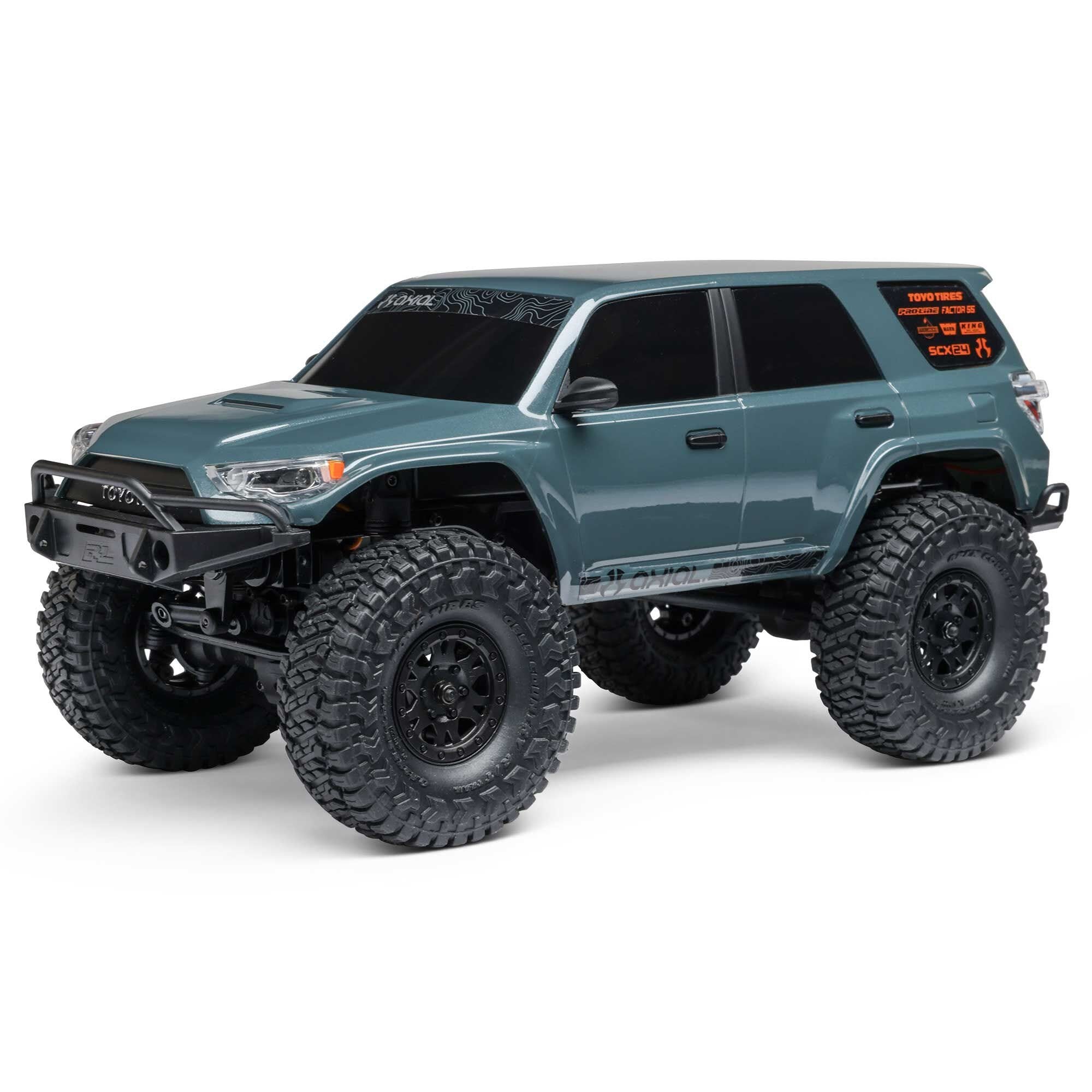 Axial SCX24 2024 Toyota 4Runner 1/24 Crawler RTR, Gun Metal Gray, AXI-2035T2