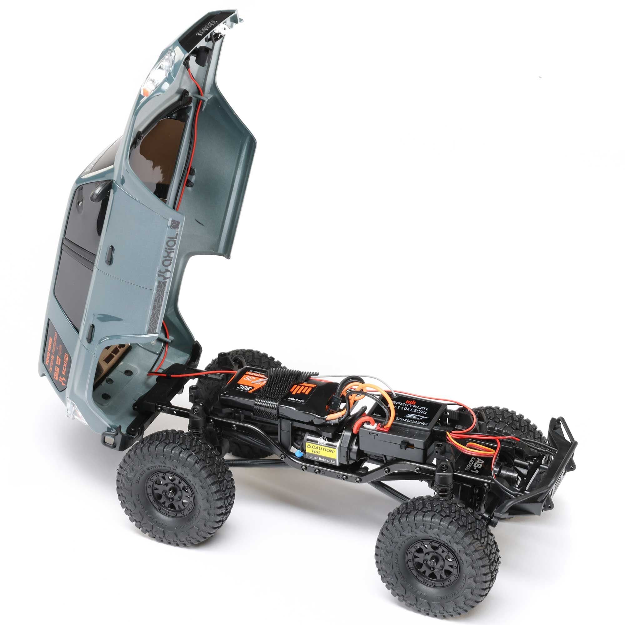 Axial SCX24 2024 Toyota 4Runner 1/24 Crawler RTR, Gun Metal Gray, AXI-2035T2