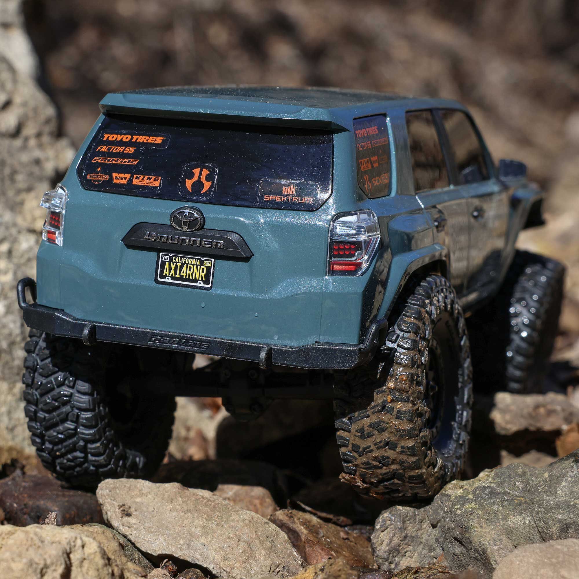 Axial SCX24 2024 Toyota 4Runner 1/24 Crawler RTR, Gun Metal Gray, AXI-2035T2