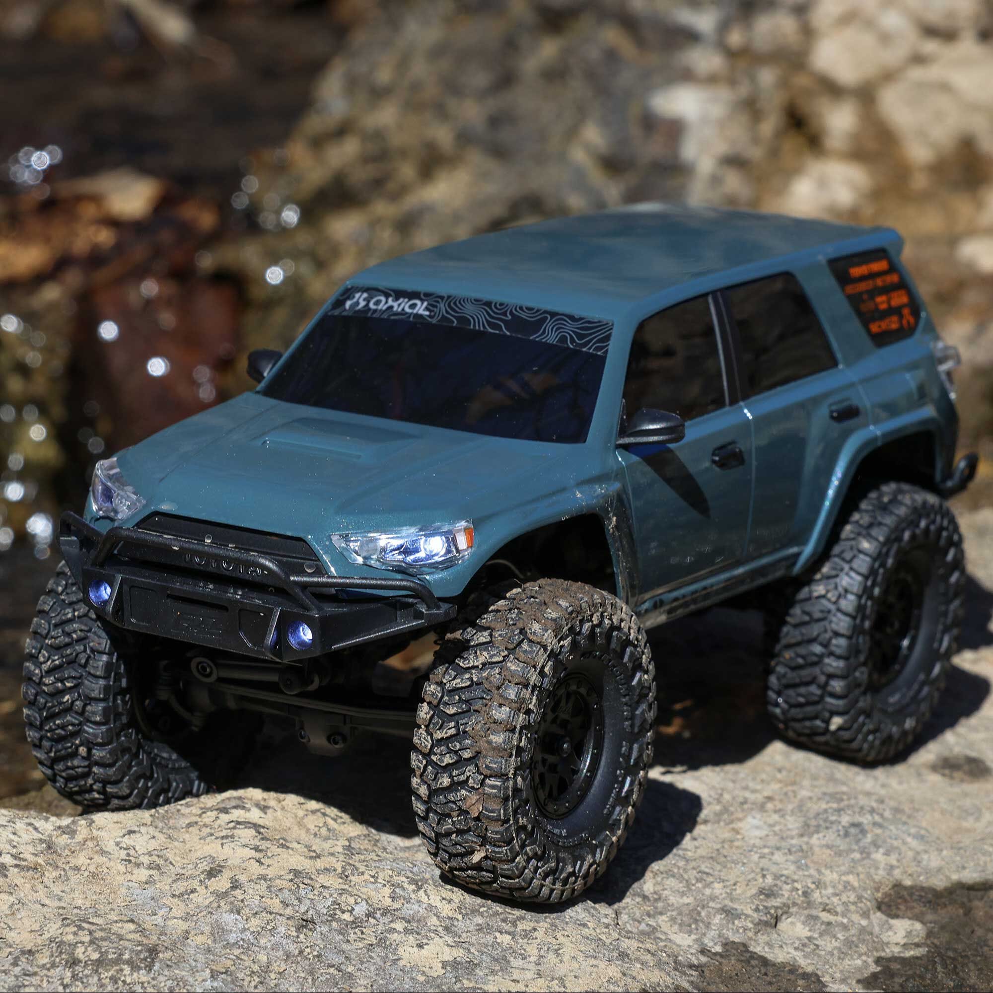 Axial SCX24 2024 Toyota 4Runner 1/24 Crawler RTR, Gun Metal Gray, AXI-2035T2
