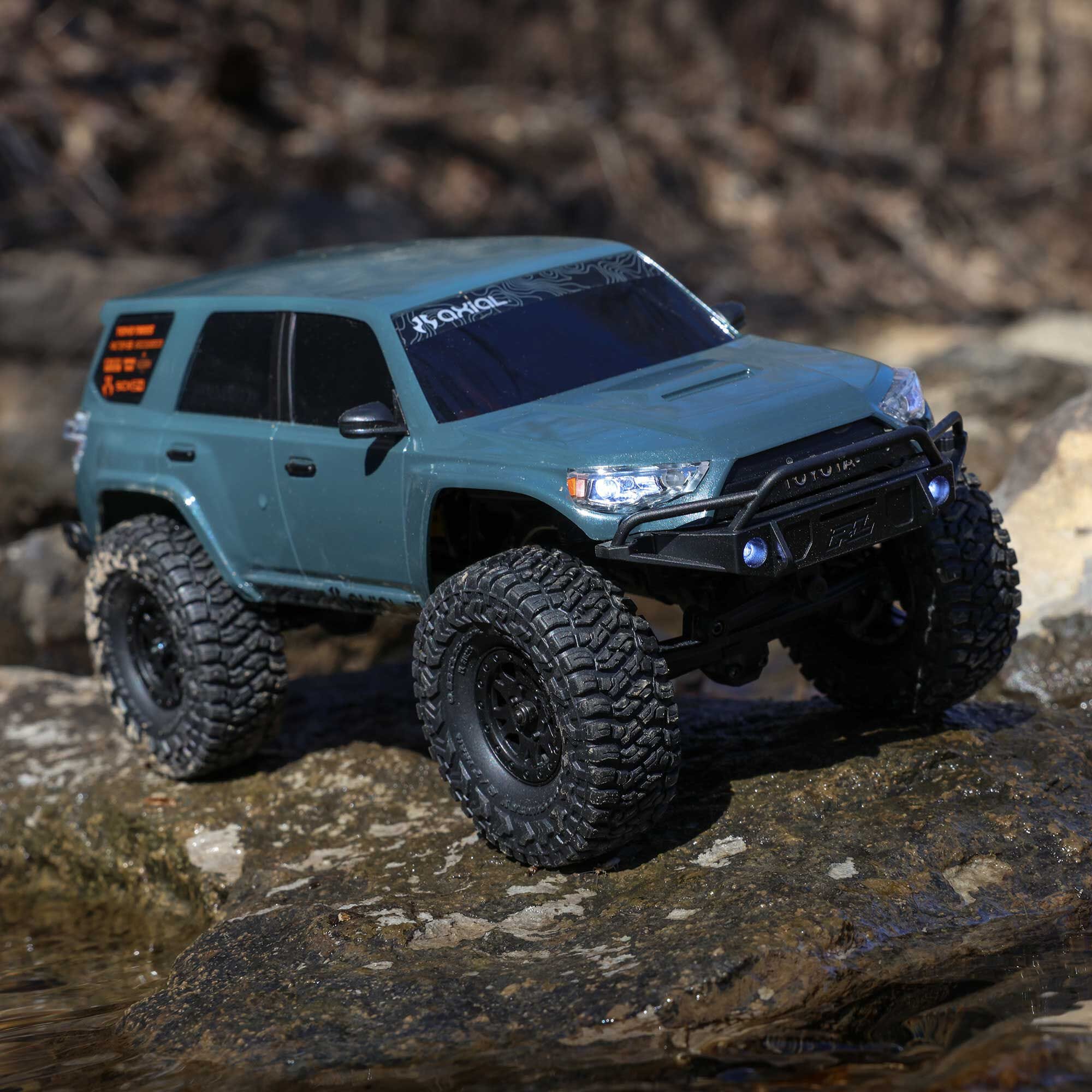 Axial SCX24 2024 Toyota 4Runner 1/24 Crawler RTR, Gun Metal Gray, AXI-2035T2
