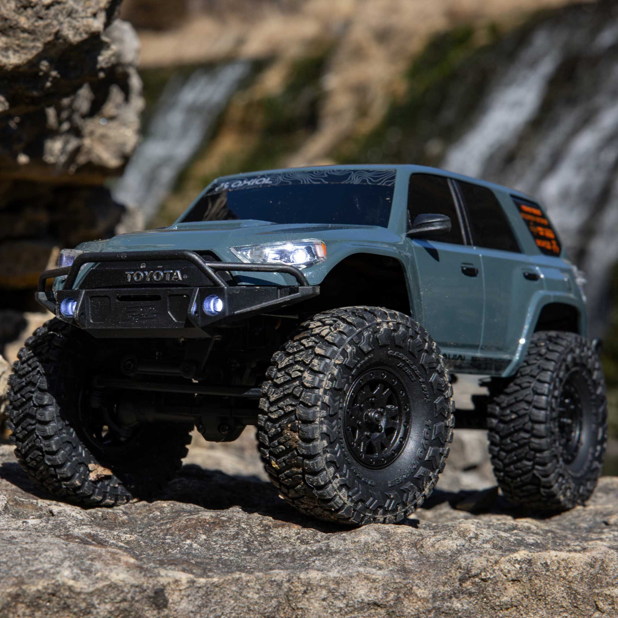 Axial SCX24 2024 Toyota 4Runner 1/24 Crawler RTR, Gun Metal Gray, AXI-2035T2