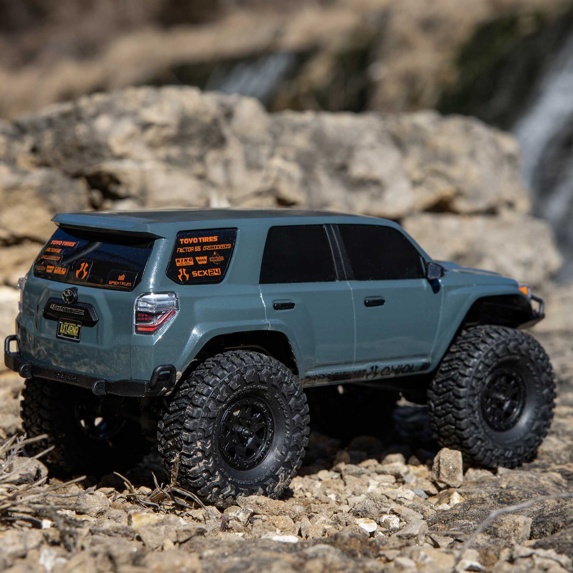Axial SCX24 2024 Toyota 4Runner 1/24 Crawler RTR, Gun Metal Gray, AXI-2035T2