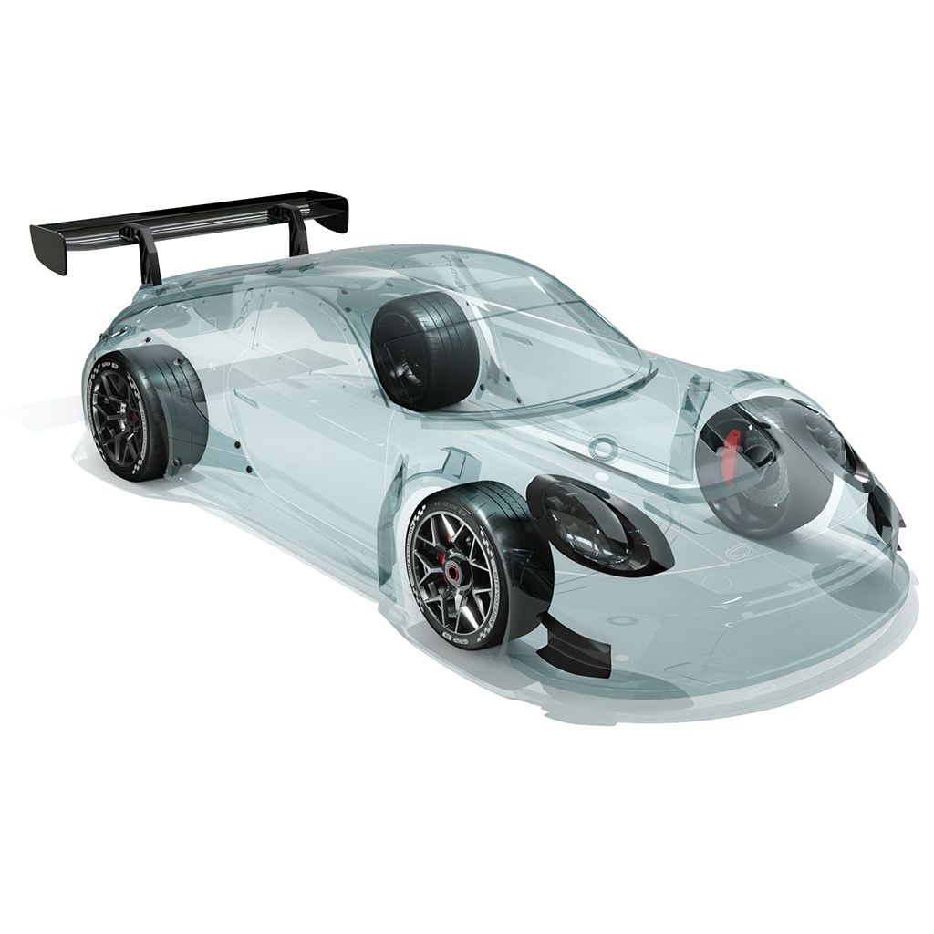 BITTYDESIGN 1/7 P-GT3R ARRMA Felony Pre-Cut Body
