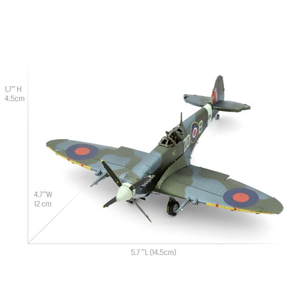 METAL EARTH Supermarine Spitfire - Coloured Version