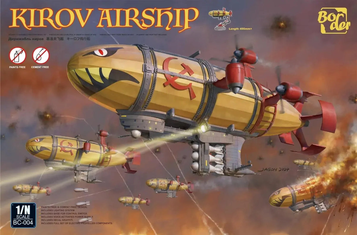BORDER MODEL Kirov Airship (Red Alert 2) Plastic Model Kit