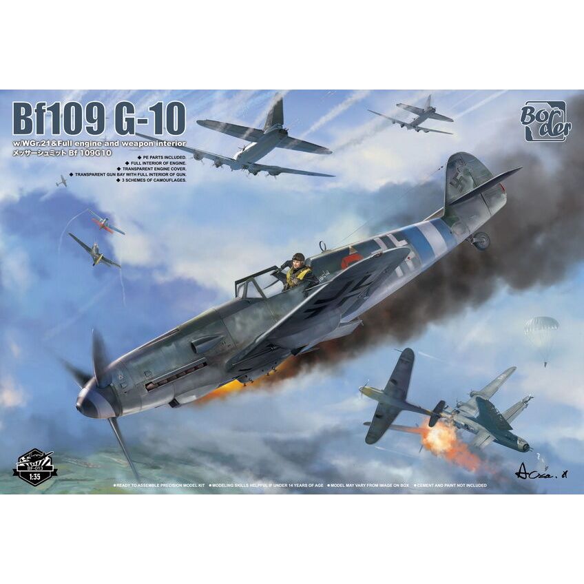 BORDER MODEL 1/35 Bf109 G-10 Plastic Model Kit