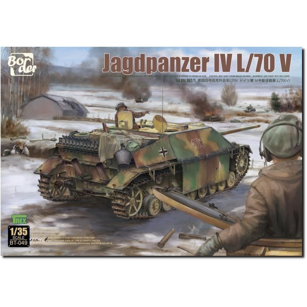 BORDER MODEL 1/35 Jagdpanzer IV L/70 V Sd.Kfz.162/1 Plastic Model Kit