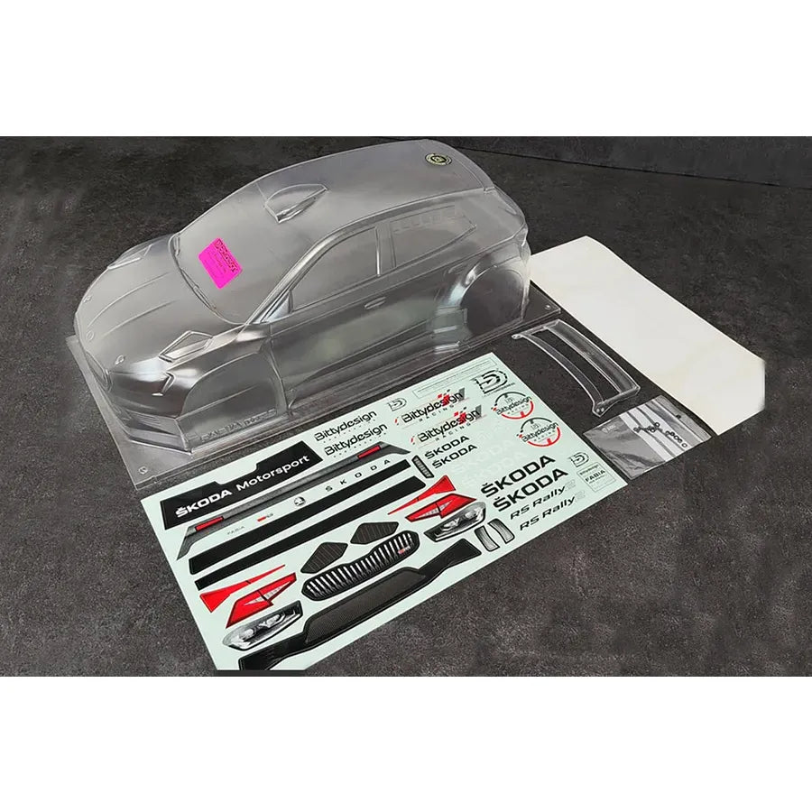 BITTYDESIGN 1/10 Skoda Fabia RS Rally2 190mm
