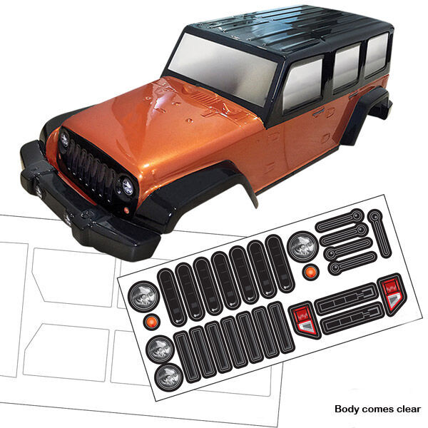 Bodyworx Body Cherokee 1/10th Crawler