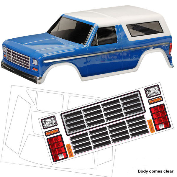 Bodyworx Body Ford Bronco 1978 1/10th 313mm