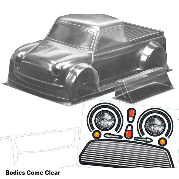 Bodyworx Body Mini Pickup 225mm 1/10th Mini Size