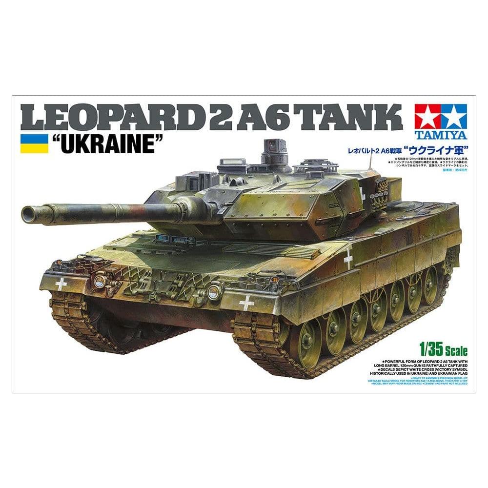 TAMIYA 1/35 Leopard 2 A6 Tank "Ukraine"