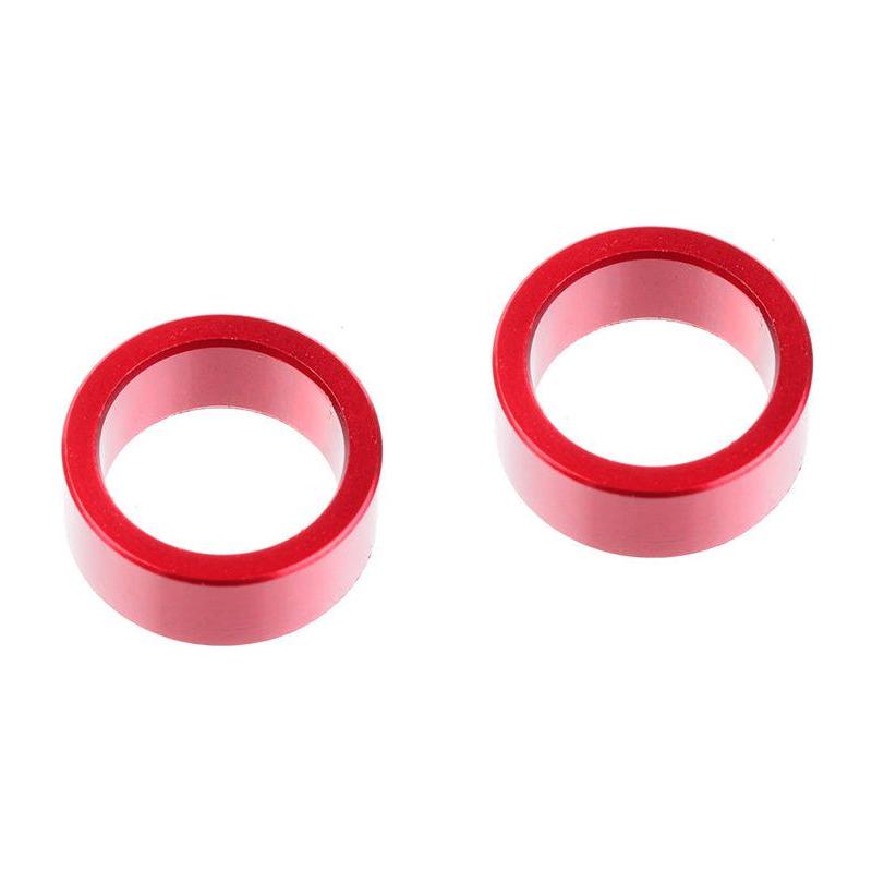 TEAM CORALLY HDA Suspension Arm Insert - Inner - Aluminum - Red - 2Pcs