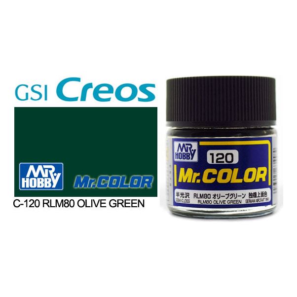 Mr Color Semi Gloss RLM80 Olive Green