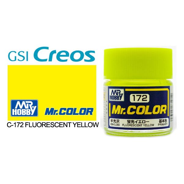 Mr Color - Gloss Fluororescent Yellow - C172