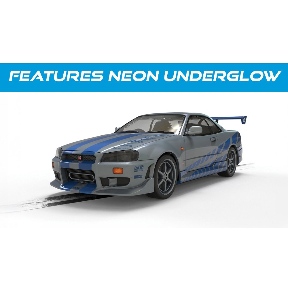 SCALEXTRIC 1/32 Nissan R34 Skyline - 2Fast 2Furious