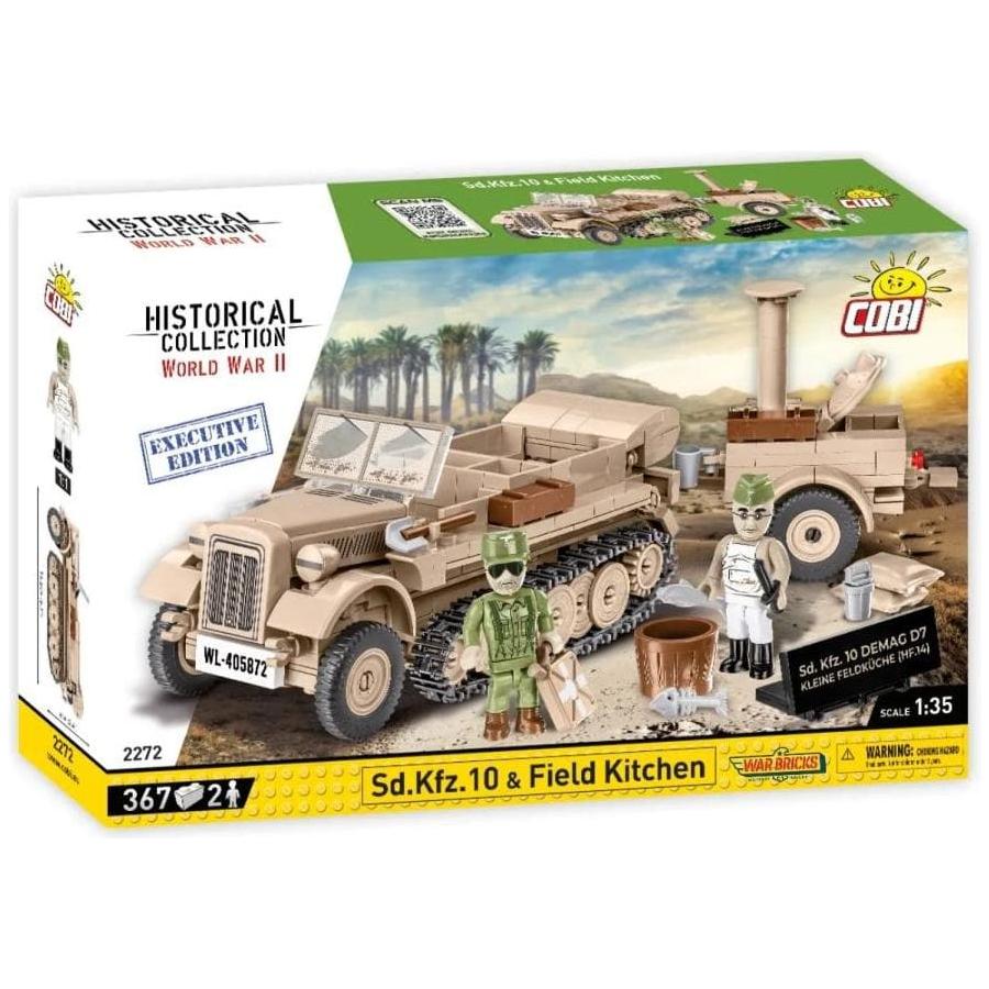 COBI World War II - Sd.Kfz.10 & Field Kitchen (367 Pieces)