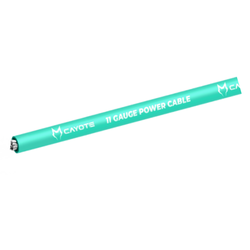 CAYOTE 11AWG Thin-Wall Silicone Wire(1 Meter), Aurora Green, 4.5mm OD Only
For CREST 8/ Crest 8 Evo