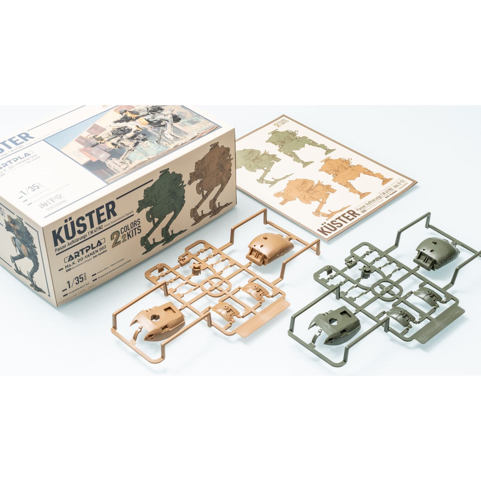KAIYODO Artpla 1/35 Kuster 2 Set Ma.K.