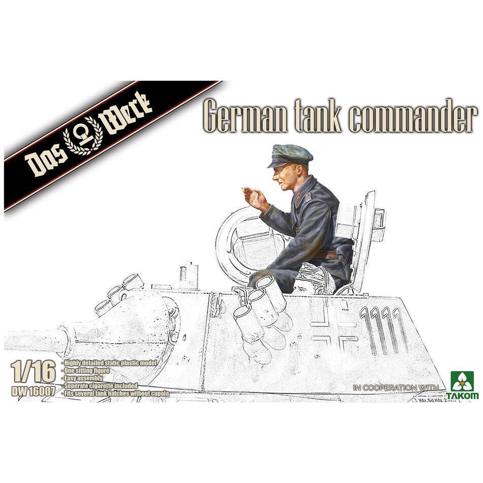 Das Werk 1/16 German Tank Commander Plastic Model Kit