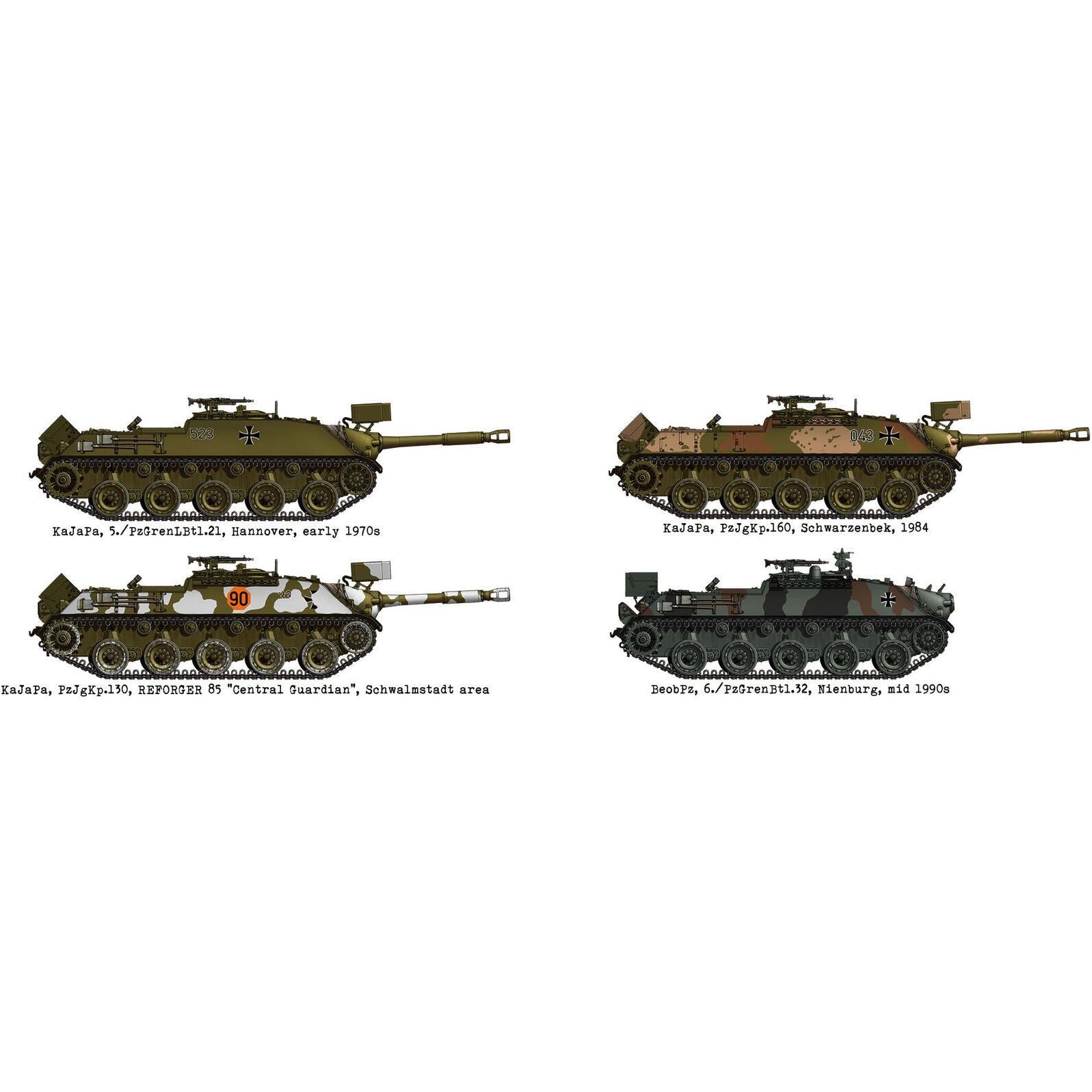 Das Werk 1/35 Kanonenjagdpanzer/Beobachtungspanzer Plastic Model Kit