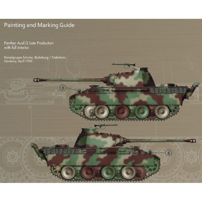 DAS WERK 1/35 Panther Ausf.G Late Production Plastic Model Kit