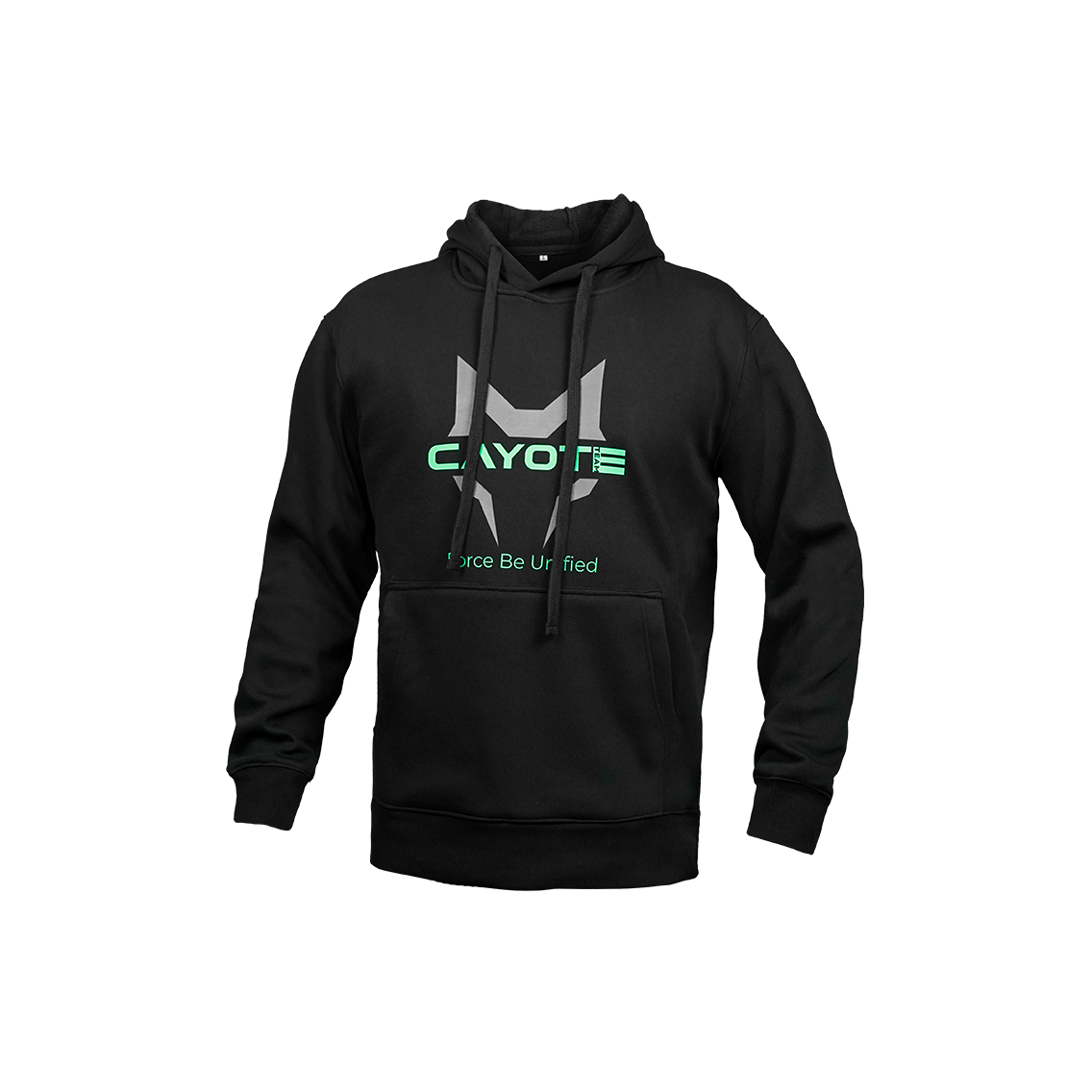 Cayote Classic-Fit Black Pullover Hoodie, L Size