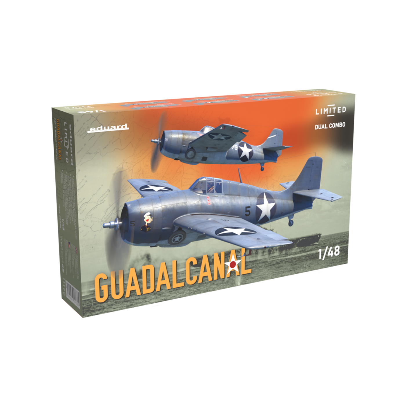 EDUARD 1/48 Guadalcanal Dual Combo Plastic Model Kit