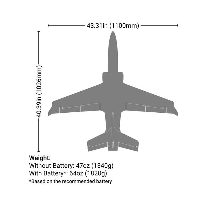E-Flite Viper 70mm V2 EDF RC Jet BNF Basic EFL077500