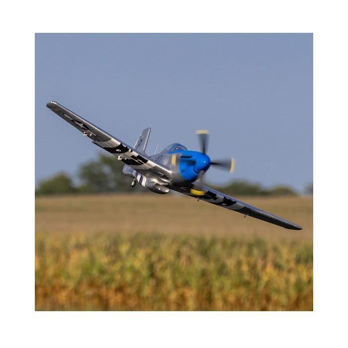 E-Flite P-51D Mustang 1.2m with SAFE Select, BNF Basic, EFL089500