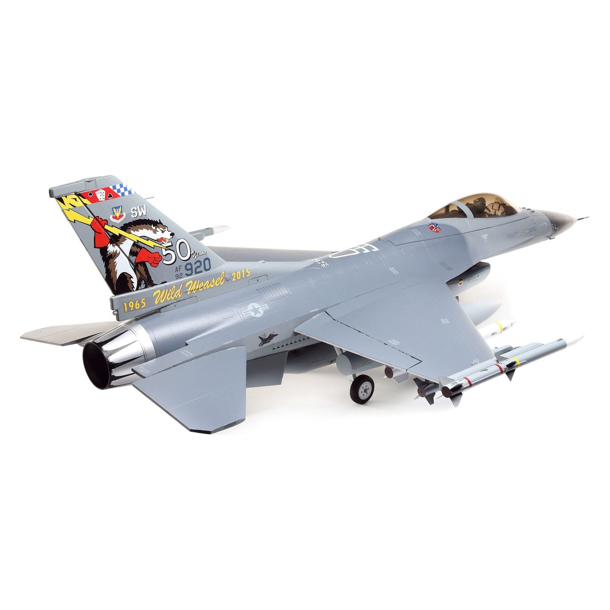 E-Flite F-16 Falcon 80mm EDF with Smart Technology BNF Basic EFL87850