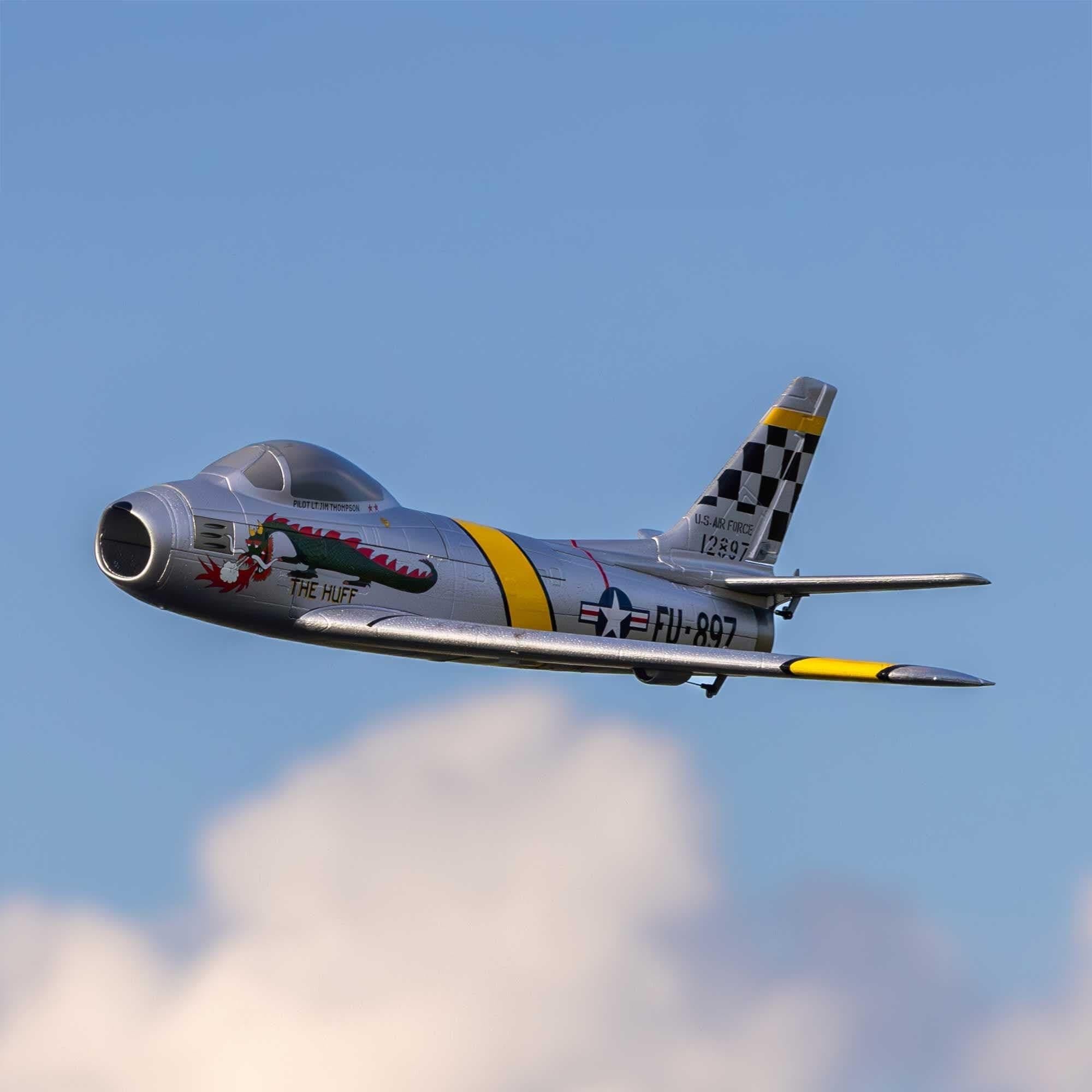 E-FLITE UMX F-86 Sabre 30mm EDF Jet BNF Basic EFLU7050
