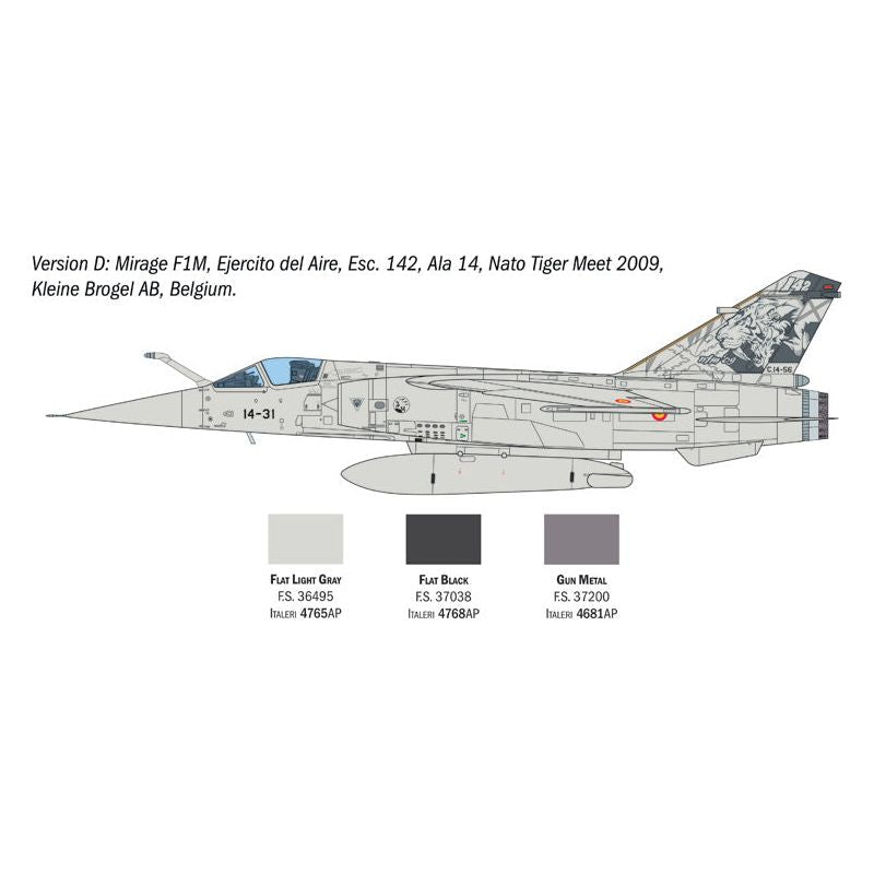 ITALERI Mirage F.1 (Super Decal Sheet)