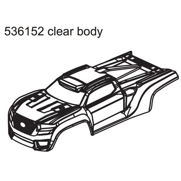 FS Racing 536146 Clear Body