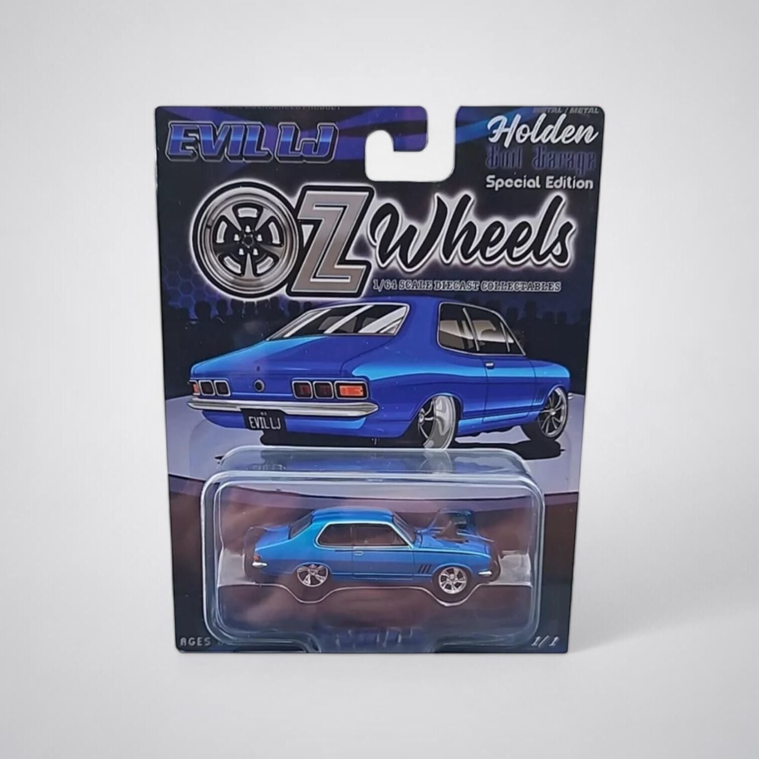 OZ LEGENDS 1/64 Evil LJ Torana Premium in Protector