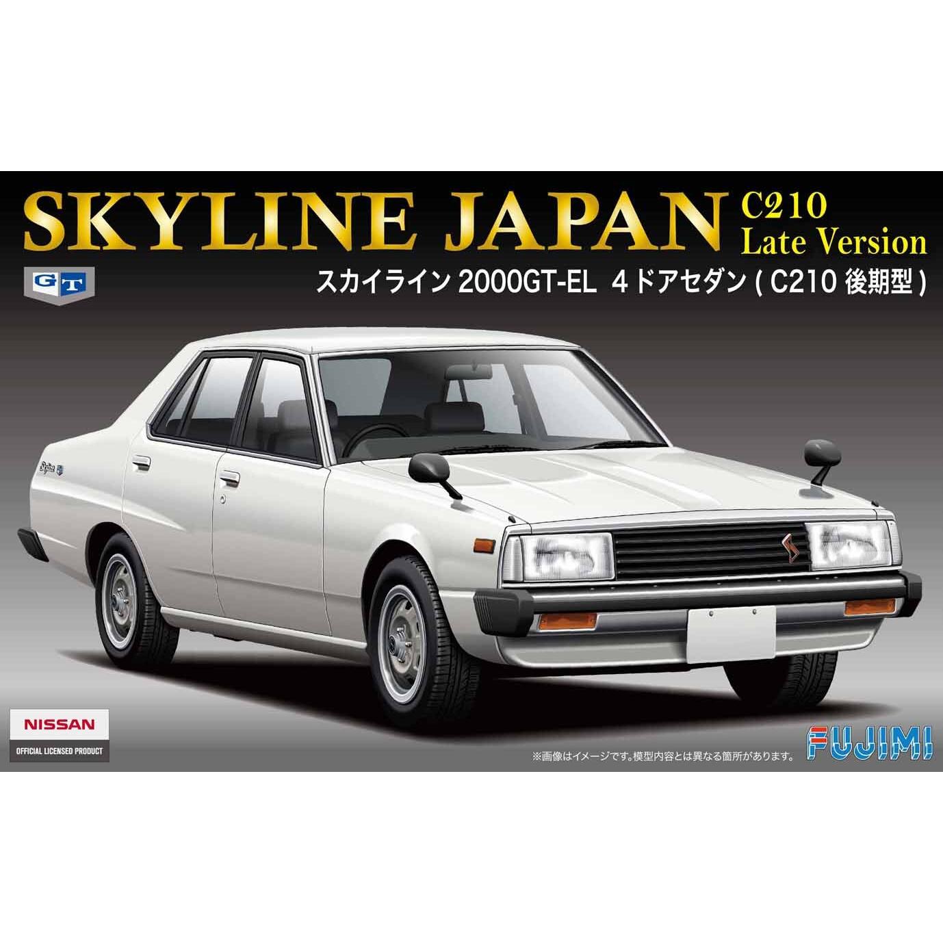 FUJIMI 1/24 Nissan Skyline 4Door Sedan 2000 GT-E-L (C210 Later) (ID-174) Plastic Model Kit